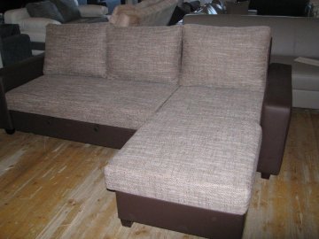 Rohová sedačka + 3 polštáře rozkládací | Kvalitní a levný nábytek z outletu, bazar nábytku | Euronábytek Praha