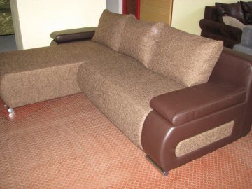 Látková rohová sedačka, rozkládací s úložním prostorem | Kvalitní a levný nábytek z outletu, bazar nábytku | Euronábytek Praha