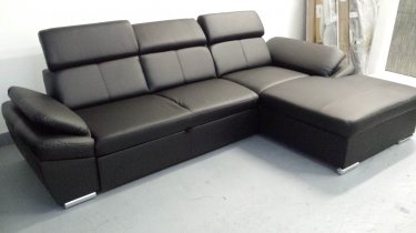 Rohová sedačka rozkládací 256x165, šedá | Kvalitní a levný nábytek z outletu, bazar nábytku | Euronábytek Praha