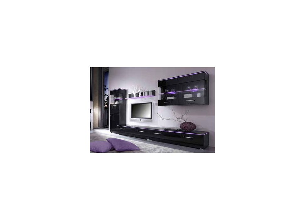 Obývací stěna ve vysokém lesku-oahKJGJgr.jpg | Kvalitní a levný nábytek z outletu, bazar nábytku | Euronábytek Praha
