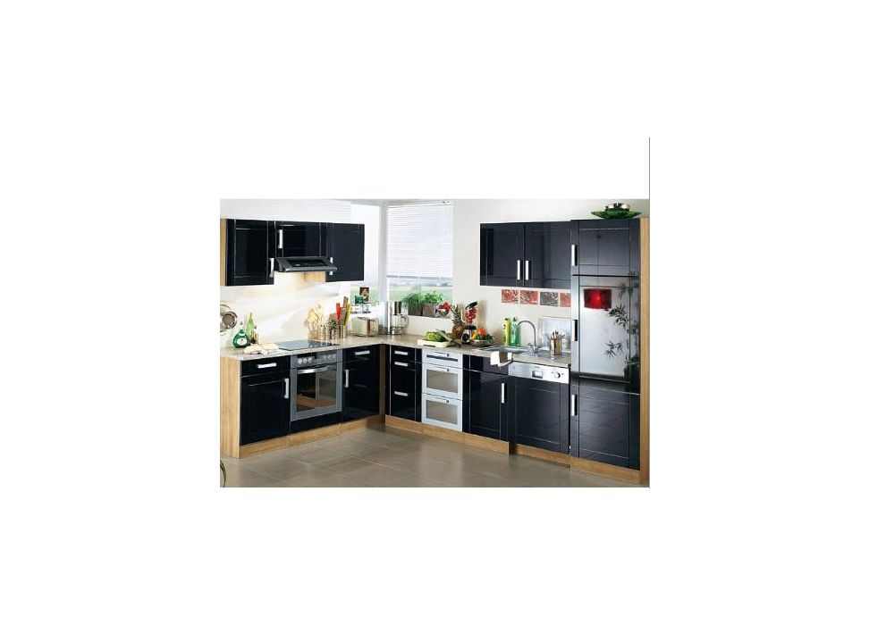 Kuchyň rohová černá - vysoký lesk-AoYtilXn3.jpg | Kvalitní a levný nábytek z outletu, bazar nábytku | Euronábytek Praha