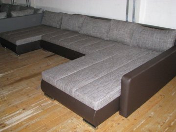 Univerzální sedací souprava s taburetem | Kvalitní a levný nábytek z outletu, bazar nábytku | Euronábytek Praha