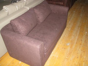 rozkládací dvoj sedačka v hnědé barvě | Kvalitní a levný nábytek z outletu, bazar nábytku | Euronábytek Praha
