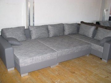 sedačka do tvaru U + bobek | Kvalitní a levný nábytek z outletu, bazar nábytku | Euronábytek Praha