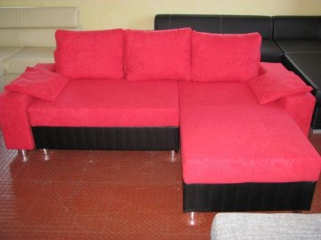 Rohová sedačka + taburet | Kvalitní a levný nábytek z outletu, bazar nábytku | Euronábytek Praha