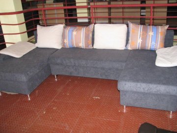 Rozkládací sedací  souprava do tvaru U | Kvalitní a levný nábytek z outletu, bazar nábytku | Euronábytek Praha
