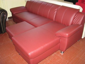 Rohová sedačka rozkládací 256x165, světle šedá/bílá | Kvalitní a levný nábytek z outletu, bazar nábytku | Euronábytek Praha