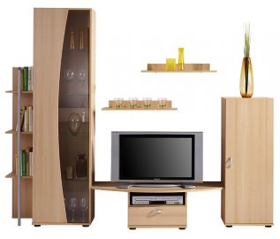 TV sestava barva buk, javor, wenge | Kvalitní a levný nábytek z outletu, bazar nábytku | Euronábytek Praha