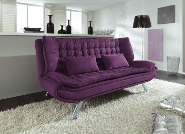 rozkládací dvoj sedačka v hnědé barvě | Kvalitní a levný nábytek z outletu, bazar nábytku | Euronábytek Praha