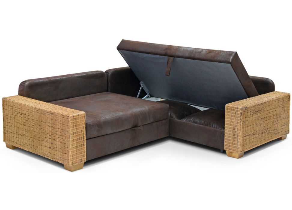 rohová sedačka kombinace s ratanem rozkládání výsuvné + úložný prostor-anNQwuMjT.jpg | Kvalitní a levný nábytek z outletu, bazar nábytku | Euronábytek Praha