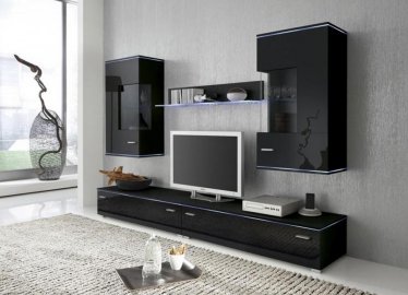 TV sestava barva wenge - vanilka , buk, javor | Kvalitní a levný nábytek z outletu, bazar nábytku | Euronábytek Praha